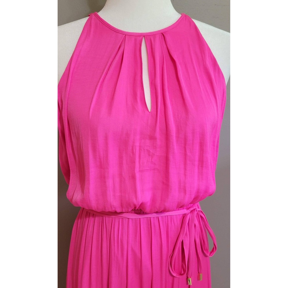 Jennifer Lopez Silky Smooth Pink Maxi Dress - Picture 4 of 6